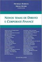 Novos temas de direito e corporate finance