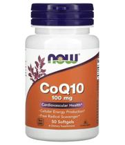 Now Foods CoQ10 100mg Coenzima Q10 (50 softgels)