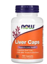 NOW Foods, Liver caps (Fígado em cápsulas), 100 cápsulas