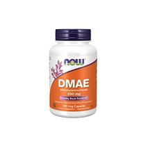 NOW Suplementos, DMAE (Dimetilaminoetanol) 250 mg, Função Cerebral Saudável *, 100 Veg Cápsulas