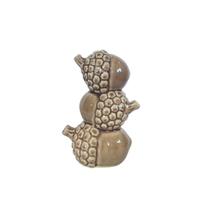 Noz Decorativa Tripla em Ceramica 13,5x9x19,5cm - TUUT