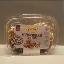 Nozes Chilenas sem Casca 80 gr Laury temperos