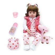 NPKDOLL Boneca Bebê Reborn Menina Realista de Silicone 48cm NPKDOLL Boneca Bebê Reborn Menina Realista de Silicone 48cm
