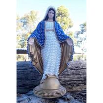 Ns das Graças com perolas 30 cm perolada linda Ns das Graças com perolas 30 cm perolada linda