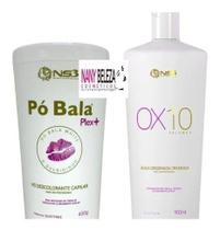 Ns3 Brasil Kit Pó Plex White Descolorante + Escolha Sua Ox