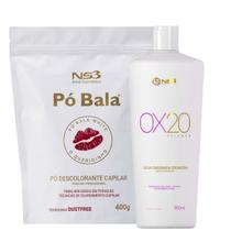 NS3 Brasil Pó Bala Descolorante White Ox20 Volumes NS3 Brasil Pó Bala Descolorante White Ox20 Volumes