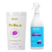 NS3 Brasil Pó Bala Descolorante White + Queratina Matizadora