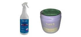 Ns3 Brasil Queratina Matizadora Em Spray + Máscara Perolones