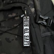 NT0513-001 Live to Ride Patch Bordado 10,2x2,5cm