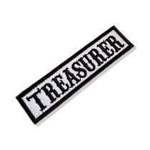 NT0515-001 Treasurer Patch Bordado 10,2x2,5cm NT0515-001 Treasurer Patch Bordado 10,2x2,5cm