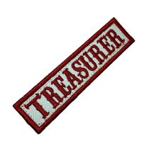 NT0515T03 Treasurer Patch Bordado Termo Adesivo ou Costura