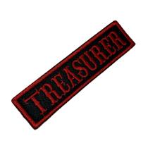 NT0515T04 Treasurer Patch Bordado Termo Adesivo ou Costura