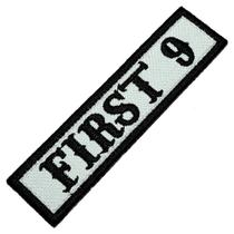NT0533T 01 FIRST 9 patch bordado passar a ferro ou costura NT0533T 01 FIRST 9 patch bordado passar a ferro ou costura
