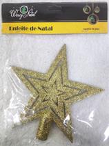 NTA30105 Estrela Enfeite De Natal Para Ponta De Árvore Vazada