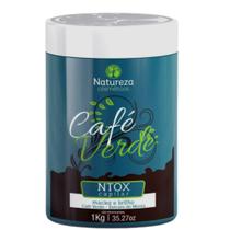 NTOX Café Verde 1kg Natureza Botox Capilar Hidratação e Redução