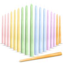Nuanchu, 24 peças, 25 cm, sem gotejamento, velas cônicas sem perfume, pastel Nuanchu, 24 peças, 25 cm, sem gotejamento, velas cônicas sem perfume, pastel