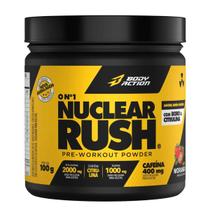 Nuclear Rush 100g Sabor Morango Bodyaction