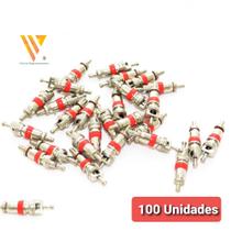 Núcleo Para Bico De Válvula - 100 Pçs Vitória Representante