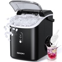 Nugget Ice Maker EUHOMY, bancada, 34 libras/dia, preta Nugget Ice Maker EUHOMY, bancada, 34 libras/dia, preta