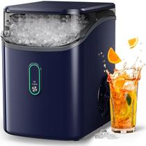 Nugget Ice Maker Silonn Countertop 33 lbs/24h azul, autolimpante Nugget Ice Maker Silonn Countertop 33 lbs/24h azul, autolimpante
