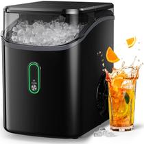 Nugget Ice Maker Totnz Countertop 33 libras/24h com limpeza automática Nugget Ice Maker Totnz Countertop 33 libras/24h com limpeza automática