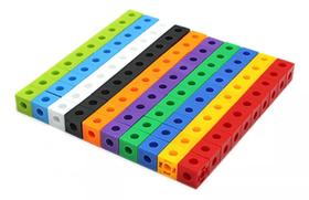 Number Blocks Cubes - Cubos matemáticos - 100 Unidades
