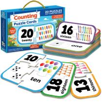 Number Puzzle Momo & Nashi, 20 conjuntos de contando brinquedos para crianças