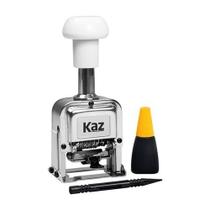 Numerador Carimbo Automático 6 Dígitos com 12 Repetições e Tinta Preta Numerador Carimbo Automático 6 Dígitos com 12 Repetições e Tinta Preta