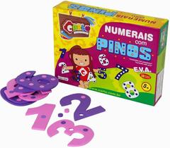 Numerais Com Pinos - 55 Peças