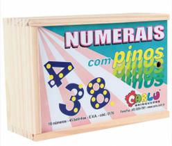 Numerais com Pinos