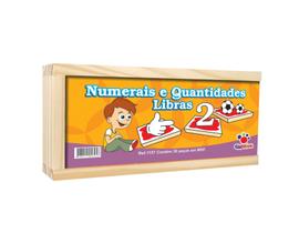 Numerais e Quantidades Libras 30 Peças em MDF Ref. 1157