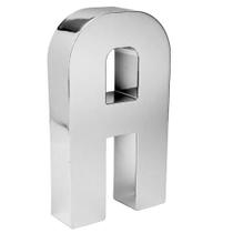 Numerais Letras A, B De 0 a 9 Caixa Alta Placa Fachada Casa Residencial Comercial 3D Em ABS Cromado Proteção UV Resistente Roper Plast