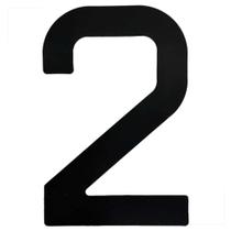 Numeral para Velas Optimist IODA Preto Número Dois Numeral para Velas Optimist IODA Preto Número Dois