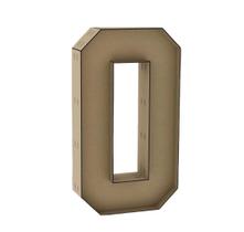 Número 0 Letra Caixa Grande Mdf 80Cm De Altura Decoração Número 0 Letra Caixa Grande Mdf 80Cm De Altura Decoração