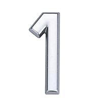 Número 1 em Abs Cromado 39mm - Bemfixa Número 1 em Abs Cromado 39mm - Bemfixa