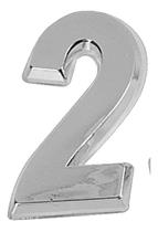 Número 2 De Residencia E Casa Brilhante 14cm De Altura Número 2 De Residencia E Casa Brilhante 14cm De Altura