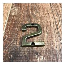 Número 2 Residencial Pequeno Para Apartamento Envelhecido