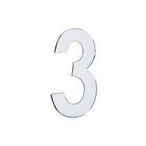 Número 3 Residencial Liso Adesivado 664304 União Mundial Número 3 Residencial Liso Adesivado 664304 União Mundial