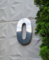 Número 30cm Aço Inox 430 Brilhante Casa Residencial