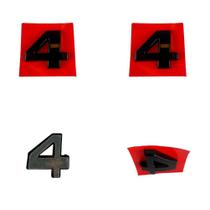 Número 4 Adesivo De Emblema Letreiro Carro Moto Caminhão Número 4 Adesivo De Emblema Letreiro Carro Moto Caminhão