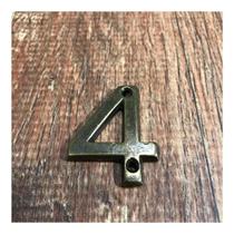 Número 4 Residencial Pequeno Para Apartamento Envelhecido