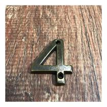 Número 4 Residencial Pequeno Para Apartamento Envelhecido