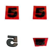 Número 5 Adesivo De Emblema Letreiro Carro Moto Caminhão Número 5 Adesivo De Emblema Letreiro Carro Moto Caminhão