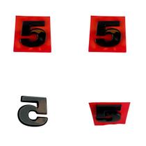 Número 5 Adesivo De Emblema Letreiro Carro Moto Caminhão Número 5 Adesivo De Emblema Letreiro Carro Moto Caminhão