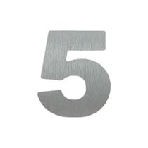 Número 5 Residencial Alumínio Escovado - Rennova, Tamanho: 5