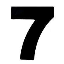 Número 7 em ACM Preto 185mm - 685-7 - NUMERAL Número 7 em ACM Preto 185mm - 685-7 - NUMERAL