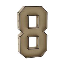 Número 8 Letra Caixa Grande Mdf 60Cm De Altura Decoração Número 8 Letra Caixa Grande Mdf 60Cm De Altura Decoração