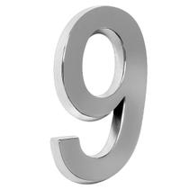 Número 9 Residencial De Casa Cromado - 20cm De Altura Número 9 Residencial De Casa Cromado - 20cm De Altura