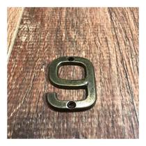 Número 9 Residencial Pequeno Para Apartamento Envelhecido