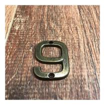 Número 9 Residencial Pequeno Para Apartamento Envelhecido